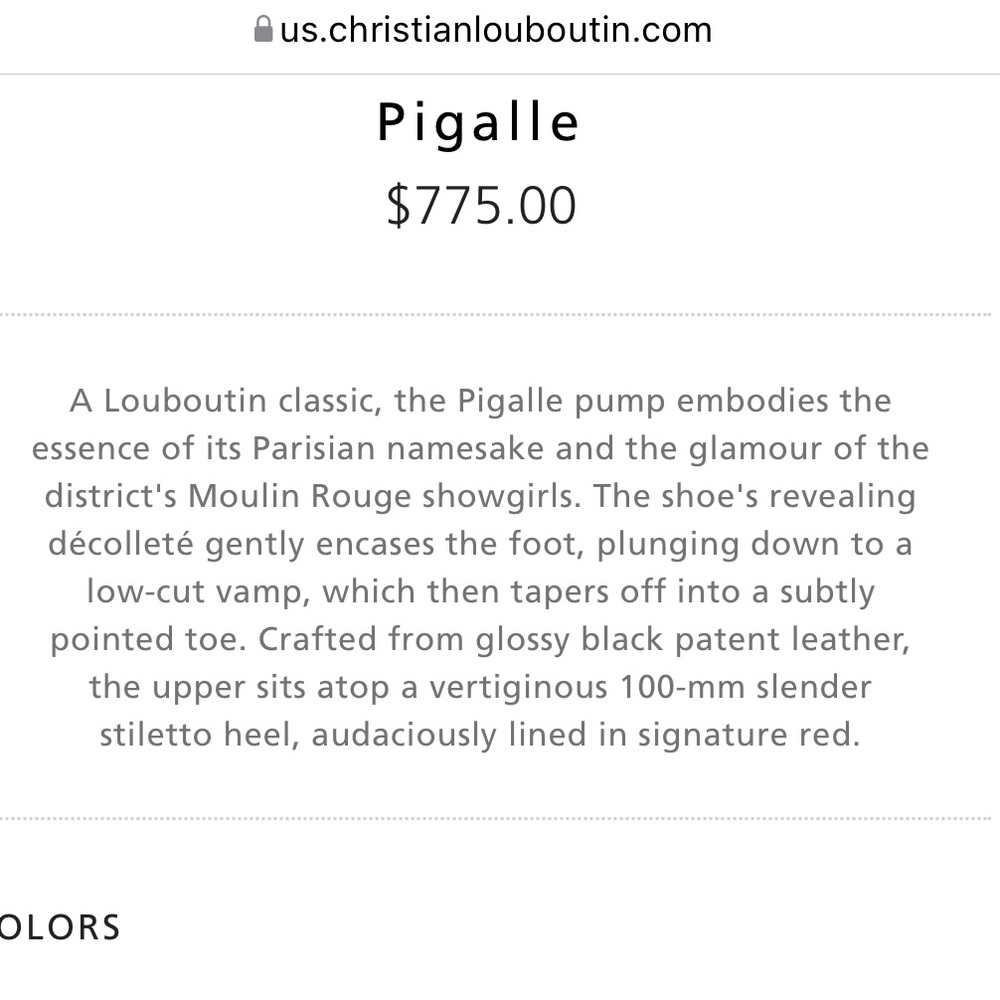 pigalle 100 louboutin